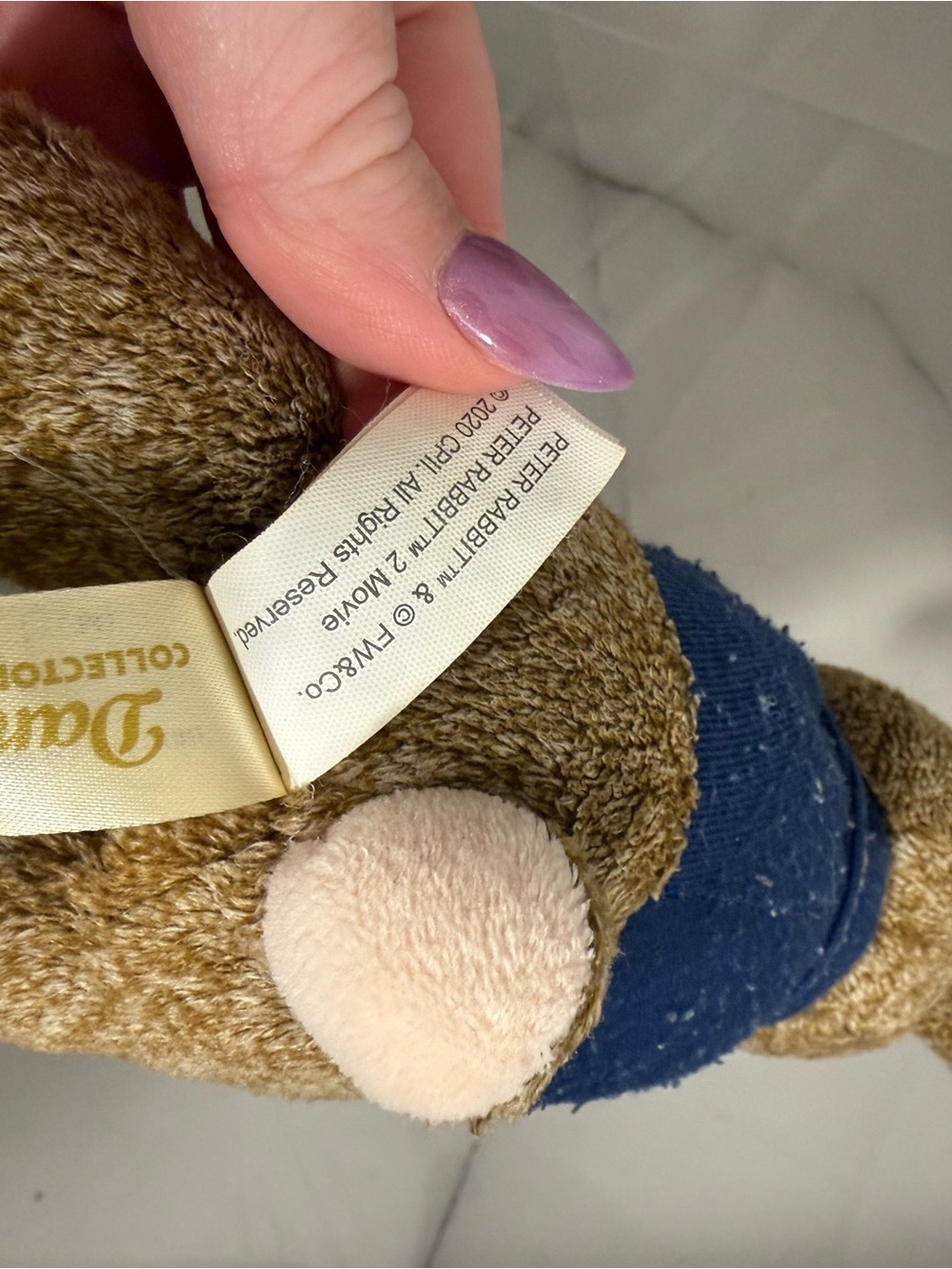 Dan Dee Peter Rabbit Plush - Picture 5 of 5